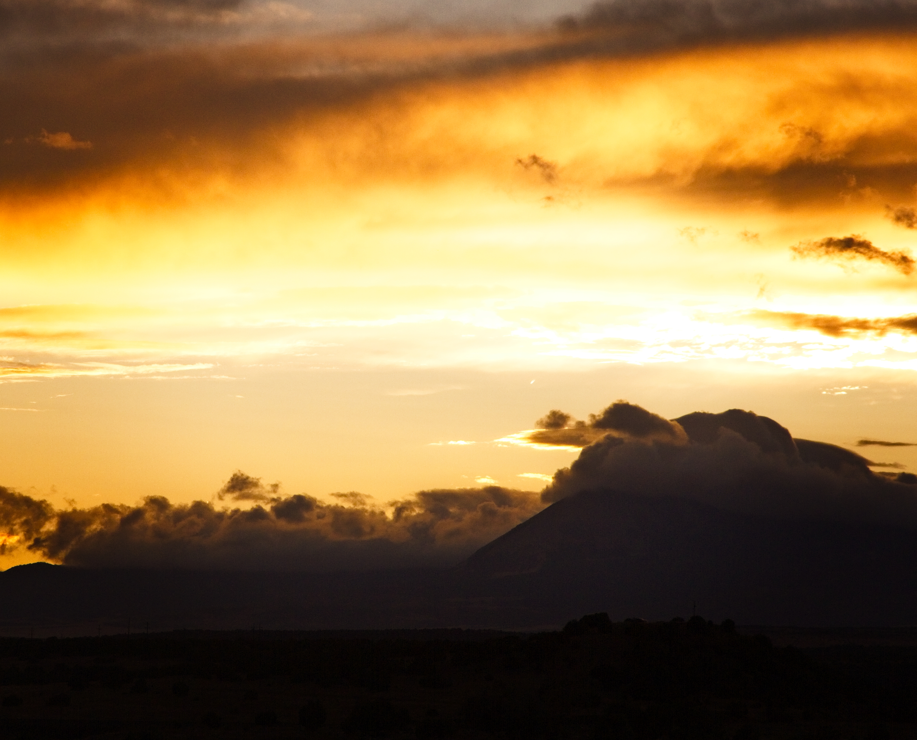 Sunset in the Mountains of Southern Colorado